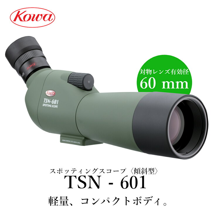 楽天市場】KOWA｜コーワ スポッティングスコープ TSN-601〈傾斜型 