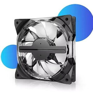 Dynatron Holo Fan1500 / 3D�z���O���t�B�b�N���� / 120mm PWM RGB PC�t�@�� / 1500RPM WiFi�Ή� / �_�C�i�g���� / PC�p�[�c / �t�@�� / ����PC