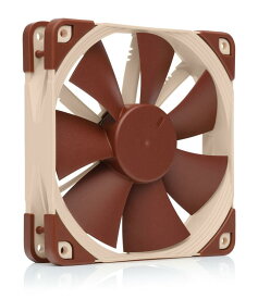 ノクチュア Noctua NF-F12 5V PWM 4ピン 1500rpm 120mm冷却ファンPCファン / パソコンのファン / スクエアファン / 空冷 / 冷却ファン / 静かなファン / PCパーツ / 自作PC / サーバー / PCカスタマイズ / ゲーミング / PC組立 / ブラウン / 茶色のファン