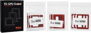 Thermal Grizzly TG GPU Guard NVIDIA�p�iRTX 4090 / 5080 / 5090�Ή��j(TG-GG-01) GPU �ی� �K�X�P�b�g 9���Z�b�g 0.8mm�� / �����k�� / �K�[�h / �t�̋����΍� / �X�y�[�T�[ / �≏ / ����PC