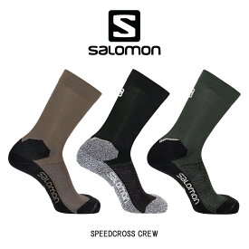 SALOMON サロモン SPEEDCROSS CREW スピードクロス クルー ハイソックス スポーツ ソックス ユニセックス メンズ レディース 靴下 LC1780500 LC1780600 LC1780700