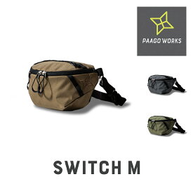 PAAGO WORKS パーゴワークス スイッチ M ユーティリティバッグ チェストバッグ ショルダーバッグ 登山 バッグ アウトドア HB101