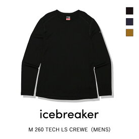 ICEBREAKER アイスブレーカー M 260 TECH LS CREWE テック ロングスリーブ クルー メンズ トップス 長袖 Tシャツ