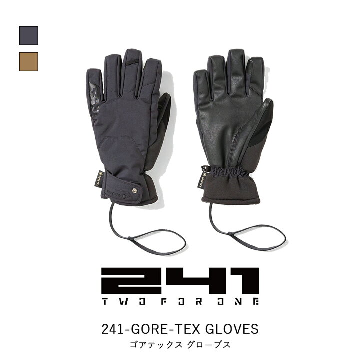 楽天市場】241 ツーフォーワン 241-GORE-TEX GLOVES ゴアテックス 