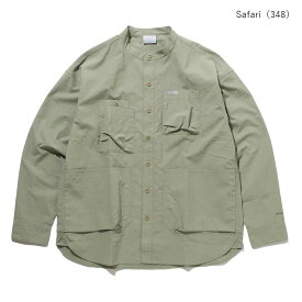 columbia コロンビア Hewson Park Long Sleeve Shirt ヒューソン パーク ロングスリーブ シャツ メンズ ウェア シャツ ポロシャツ キャンプ アパレル PM0448 【沖縄発送不可】