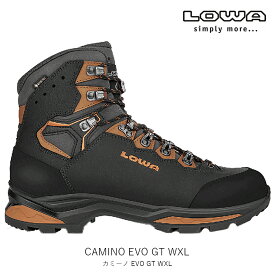 LOWA ローバー CAMINO EVO GT WXL カミーノ EVO ゴアテックス WXL ブラック×オレンジ メンズ ワイド WIDE 男性用 登山靴 トレッキング ブーツ ビブラム アウトドア L210629