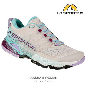 LA SPORTIVA スポルティバ AKASHA 2 W アカシャ 2 女性用 登山靴 UL マウンテン ランニング アプローチ シューズ トレッキング エアメッシュ FriXion RED 56B918502