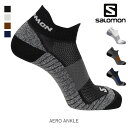 SALOMON サロモン AERO ANKLE ユニセックス ソックス 靴下 ローカット トレーニング ランニング