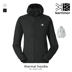 karrimor カリマー thermal hoodie サーマルフーディ メンズ ウィメンズ アパレル マウンテニアリング トレッキング ハイキング アウター ベスト ハーフジップパーカー 101509