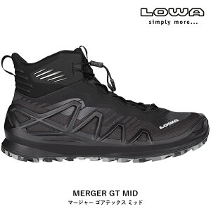 ���[�o�[ LOWA MERGER GT MID �}�[�W���[ �S�A�e�b�N�X �~�b�h �u���b�N �o�R�C �j���p �����Y �n�C�L���O �A�v���[�` �}�E���e�� �V���[�Y �A�E�g�h�A L310430