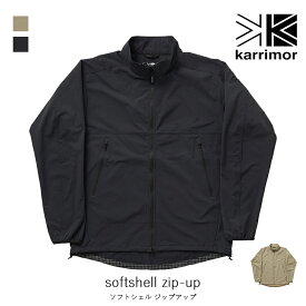 karrimor カリマー softshell zip-up ソフトシェル ジップアップ メンズ アパレル アパレル アウター ベスト トラベル キャンプ ジップアップ 防風 ストレッチ ナイロン 101532