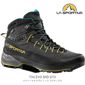 LA SPORTIVA スポルティバ TX4 EVO MID GTX トラバース 4 EVO ミッド ゴアテックス アプローチ ハイキング GORE-TEX 登山靴 マウンテン シューズ トレッキング スウェード ビブラム 37F900735