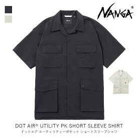 ナンガ NANGA DOT AIR UTILITY PK SHORT SLEEVE SHIRT ドットエア ユーティリティーポケット ショートスリーブシャツ メンズ アパレル トップス 半袖 シャツ サファリシャツ ファッション