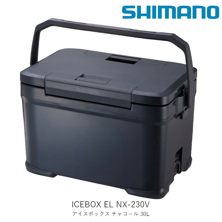 楽天市場】SHIMANO シマノ ICEBOX EL 30L NX-230V チャコール アイス 