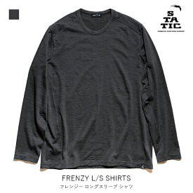 STATIC スタティック FRENZY L/S SHIRTS フレンジー L/S シャツ メンズ レディース ウィメンズ 登山 アパレル ハイキング トレッキング アウトドア ハイブリッド ベースレイヤ― メリノウール