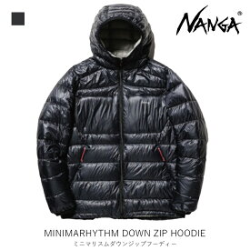 NANGA ナンガ ミニマリスムダウンジップフーディー MINIMARHYTHM DOWN ZIP HOODIE メンズ ファッション アパレル アウター ダウン パーカー 登山 キャンプ アウトドア ND2241-1A033