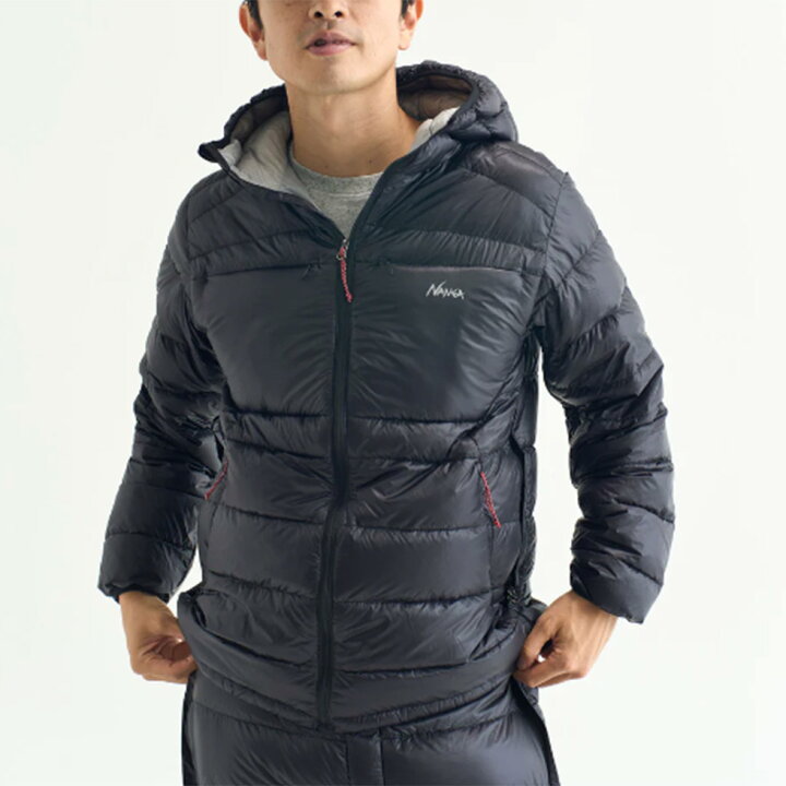 楽天市場】NANGA ナンガ MINIMARHYTHM DOWN ZIP HOODIE ミニマリスム 
