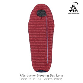 STATIC スタティック Afterburner Sleeping Bag Long アフターバーナー スリーピングバッグ ワイドフィット 化繊綿 3シーズン 寝袋 シュラフ ロングサイズ 登山 ハイキング トレッキング