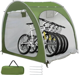 自転車テント 自転車サイクルハウス 3-4台用 大型 自転車ハウス 雑貨 UVカット・遮熱・耐水加工 家庭用 アウトドア 戸外 携帯可 自転車置き場 屋根付き 物置