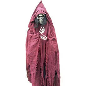 ハロウィン 人形 ドール 置物 死神 死に神 約165cm グリムリーパー ホラー リアル 本格的 誕生日 飾り付け 室内 仮装 クリスマス用品 怖い