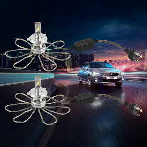 LED wbhCg HB3 VԌΉ DC8-32VԑΉ(nCubhԁEEVԑΉ) zCg 6000K ԗp H1 H4 H7 H11 HB3 HB4 t@X tHOv 2