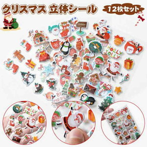 12������ �V�[�� ���� �Ղ� �Ղ� �N���X�}�X �V�[�� ���J���V�[ �� ���� �A�X�e�b�J�[ 3D �X�e�b�J�[ �N���X�}�X ���� �v���[���g