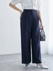 【SALE／60%OFF】レーヨンリネンワイドパンツ《2025summer catalog item》 Te chichi テチチ パンツ その他のパンツ ネイビー グリーン ホワイト ピンク【RBA_E】[Rakuten Fashion]