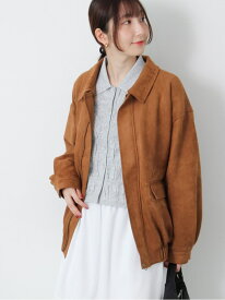 【SALE／23%OFF】オーバーサイズブルゾン《2025autumn catalog item》 Te chichi TERRASSE テチチ ジャケット・アウター ブルゾン・ジャンパー ブラック ブラウン【RBA_E】【送料無料】[Rakuten Fashion]