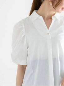 【SALE／60%OFF】スキッパーSH Te chichi テチチ トップス シャツ・ブラウス ブラック ブルー ホワイト【RBA_E】[Rakuten Fashion]