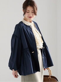 【SALE／30%OFF】バルーンスリーブペプラムブルゾン Te chichi テチチ ジャケット・アウター ブルゾン・ジャンパー ホワイト ネイビー【RBA_E】【送料無料】[Rakuten Fashion]