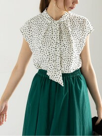 【SALE／60%OFF】パターンアソートボウタイブラウス Te chichi テチチ トップス シャツ・ブラウス ブラック ベージュ ブルー ホワイト【RBA_E】[Rakuten Fashion]