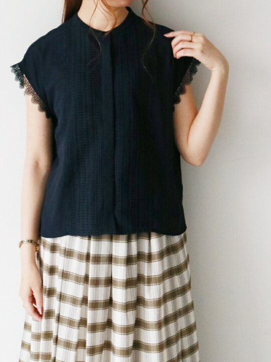 楽天市場】【SALE／50%OFF】Techichi/フロントレースブラウス Te 