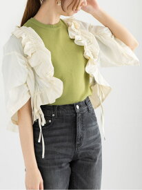 【SALE／51%OFF】ドロストギャザーボレロジャケット Te chichi テチチ ジャケット・アウター ノーカラージャケット ホワイト ブラック【RBA_E】【送料無料】[Rakuten Fashion]