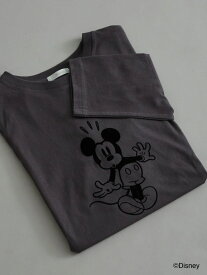 【SALE／50%OFF】【Disney】ミッキー/フロッキープリントロンT Te chichi テチチ トップス カットソー・Tシャツ グレー ブラウン ベージュ【RBA_E】[Rakuten Fashion]