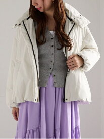 スタンドカラーショートダウンジャケット《2025winter catalog item》 Te chichi テチチ ジャケット・アウター その他のジャケット・アウター ホワイト ブルー ブラック【送料無料】[Rakuten Fashion]