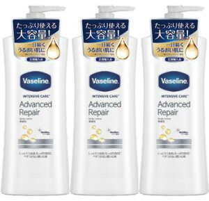 �y3�Z�b�g�zVaseline�@���@�Z���� �A�h�o���X�h���y�A �{�f�B���[�V���� ������ �{�f�B�~���N 400ml�@�X�q��