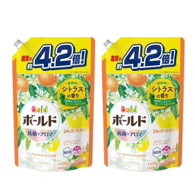 2個セット　ボールド 洗濯洗剤　液体 シトラス＆ヴァーベナ 詰め替え ウルトラジャンボ 1650g　岐阜倉庫