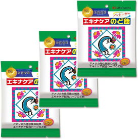 3個セット　松浦薬業 エキナケアのど飴 52g ノンシュガー 個包装