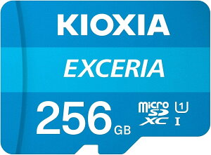 KIOXIA(�L�I�N�V�A) microSD 256GB UHS-I Class10 (�ő�Ǐo���x100MB/s) KLMEA256G EXCERIA �X�q��