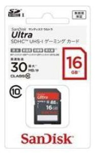SanDisk �T���f�B�X�N �E���g�� SDHC UHS-I CLASS10 16GB ���q��