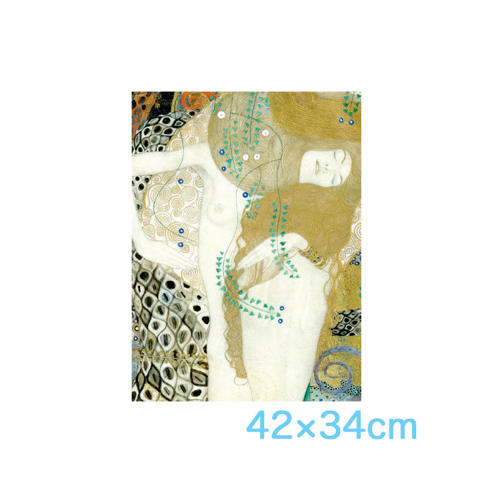 ● ＜返品不可＞アート額絵 グスタフ・クリムト 水蛇I G4-BM071 高精彩巧芸画〜手彩入り〜 F4サイズ 42×34cm三幸 世界の名画  額付き絵画 インテリア繊細で研ぎ澄まされた彼の作品は見るものを虜にし、現在に至っては最も人気のある画家の1人になっている。 | テクニティ