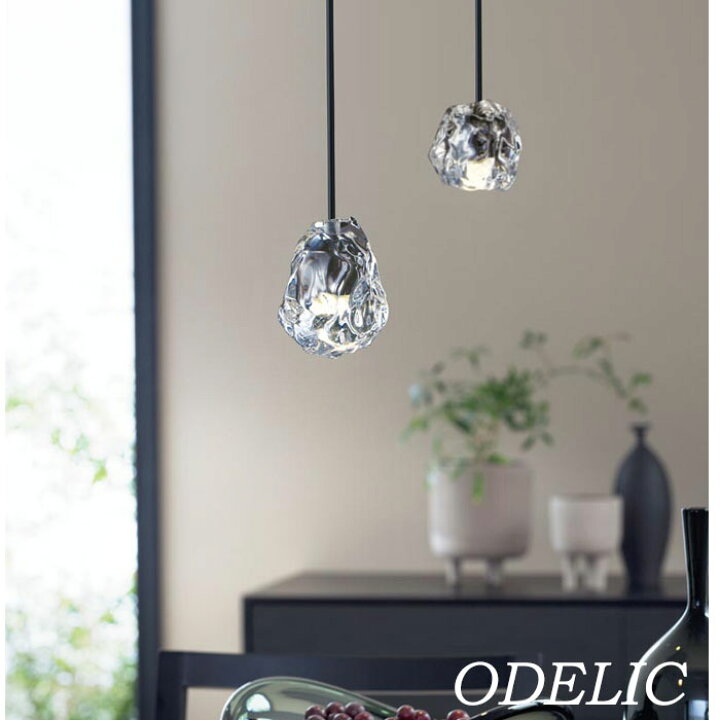 楽天市場】ペンダントライト オーデリック ロックアイス ガラス 氷 塊  