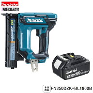 マキタ FN350DZK + BL1860B 18V 充電式面木釘打 【本体+純正ケース+6.0Ahバッテリー1本】 フィニッシュ釘…