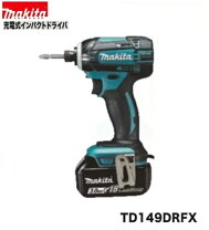 楽天市場】マキタ インパクトドライバ 18v td149drfxbの通販