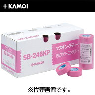 カモ井 マスキングテープ SB-246KP[セルフクリーニングボード用] 幅18mm×長さ18M 小箱 （70巻入） シー…