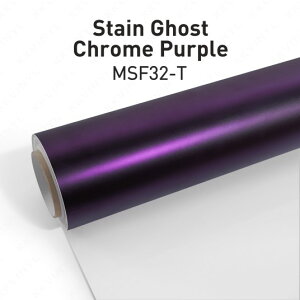 KKVINYL �J�[���b�s���O�t�B���� Satin Ghost Chrome Purple MSF32-T (1.52mx18m)
