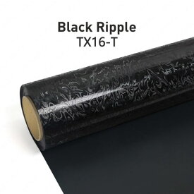 KKVINYL カーラッピングフィルム Black Ripple TX16-T (1.52mx18m)