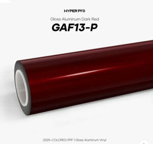 KKVINYL HyperPRO �J���[PPF Gloss Aluminum Dark Red GAF13-P(1.52mx15m)