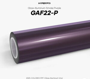 KKVINYL HyperPRO �J���[PPF Gloss Aluminum Smoke Purple GAF22-P(1.52mx15m)