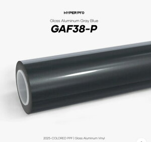 KKVINYL HyperPRO �J���[PPF Gloss Aluminum Gray Blue GAF38-P(1.52mx15m)